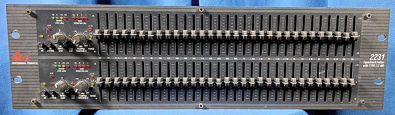 dbx 2231 2-Channel 31-Band Graphic Equalizer/Limiter w/ Type