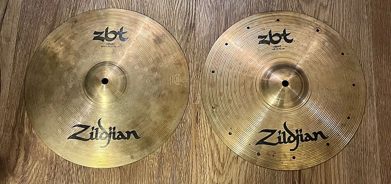 Zildjian Zildjian ZBT 13" Hi-Hats Hi Hat Cymbals 750/850 Grams image 1