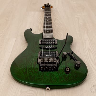 1990 Ibanez S Series S540 HSH Green Paisley Non-Catalog