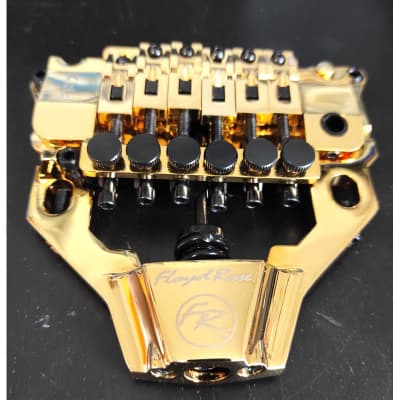 Gold Original Floyd Rose Surface-mounting FRX Tremolo System image 10