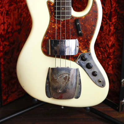 Fender Jazz Bass Olympic White Vintage 1964 L-Series Pre-Owned for sale