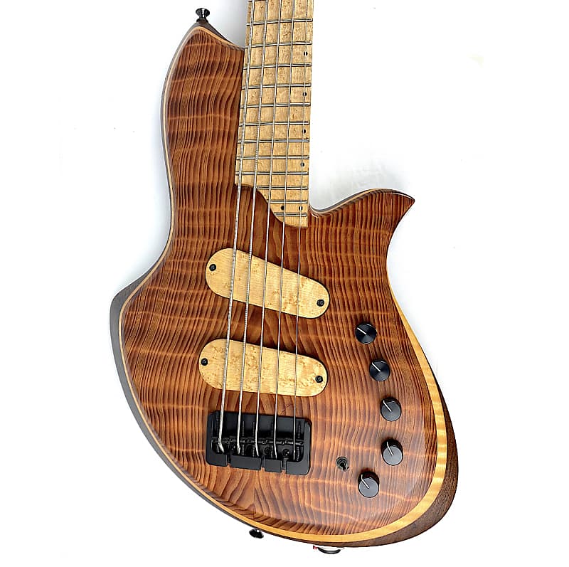 R, Hyde Zeal 5-string Bass Natural Redwood image 1