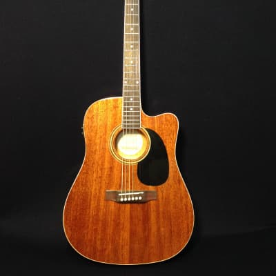 Haze F631BCEQMS Thin Body Acoustic Guitar, EQ, Cutaway + Free Gig Bag, Picks for sale