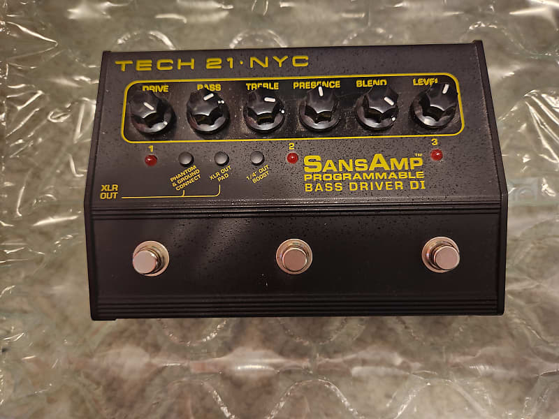 Tech 21 Sansamp Programmable Bass Driver