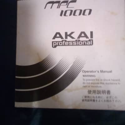 Akai MPC-1000 Manual 2000s