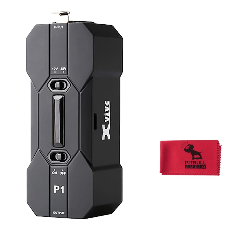 Xvive Audio P1 Portable Rechargeable Phantom Power Supply w/ Cloth image 1