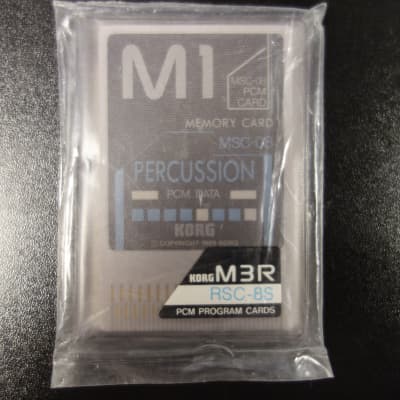 Korg M3R Memory cards RSC-8S Percussion 1989 image 1