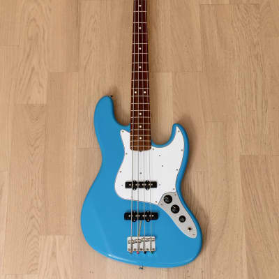 2019 Fender Hybrid 60s Jazz Bass California Blue, Mint Condition w/ USA Pickups, Japan MIJ image 2