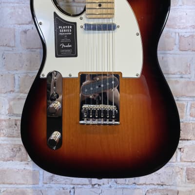 Fender Player Telecaster Left-Handed Electric Guitar (3-Color Sunburst, Maple Fingerboard) (Hollywoo (NOV23) image 1