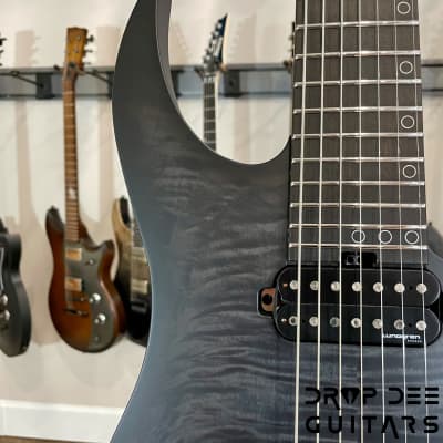 Schecter Custom Shop Keith Merrow KM-7 MK-III Pro USA Signature 7-String Electric Guitar w/ Case-Trans Black Pearl image 5