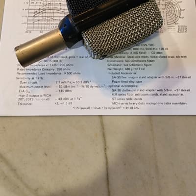 AKG D12 E Cardioid Dynamic Microphone 1970s - 1980s - Black / Silver image 6