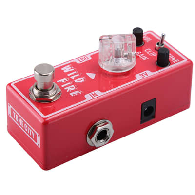 New Tone City Wild Fire Distortion Mini Guitar Effects Pedal image 3