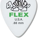 DUN-428P.88 Dunlop Tortex Flex Standard .88mm Green Guitar Pick - 12 Pack