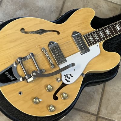 2013 Epiphone MIJ Made in Japan 1965 Elitist Casino Natural Bigsby for sale