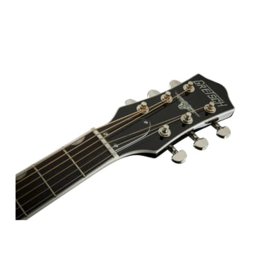 Gretsch G5013CE Rancher Junior Cutaway 6-String Acoustic Electric Guitar with Laurel Fingerboard and Mahogany Neck (Right-Handed, Black) image 6