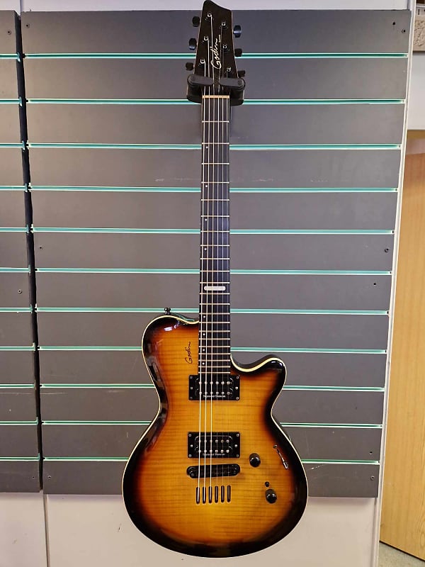 ギター Godin Summit CT Electric Guitar Used Godin Summit Classic Supreme LTD Cherry Sunburst Solid