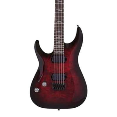 Schecter Omen Elite-6 Left Handed Electric Guitar - Black Cherry Burst - B-Stock image 3