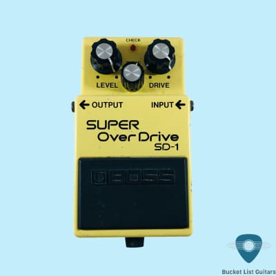 Boss SD-1 Super Overdrive Early MIT Taiwan JRC4558DD Chip