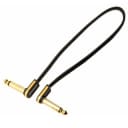 EBS PCF-PG28 28cm Premium Gold Flat Patch Right Angle Guitar Patch Jumper Cable - Single