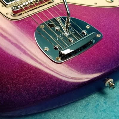 Retro Jazzmaster w Custom Body + Wide Range Humbuckers, 2017/21 - Purpleburst Metal Flake (Video) image 11