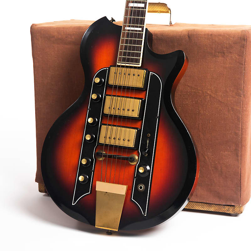 1959 Airline Town & Country / Near Mint with OHSC | Reverb