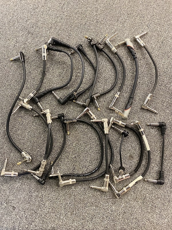 (20) Various brands Patch Cables for pedalboards Reverb