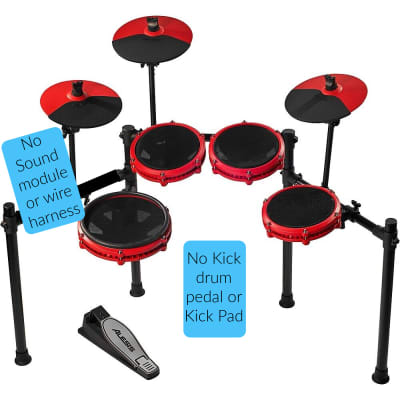 Alesis Nitro Max Drum kit parts - Red image 1