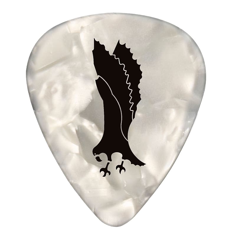 Paul Reed Smith PRS White Pearloid Celluloid Guitar Picks (12) – Heavy