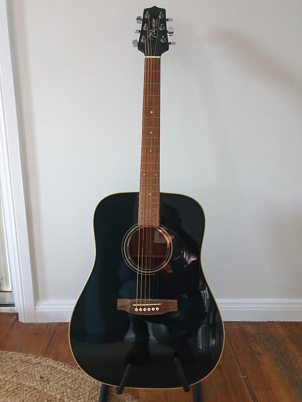 Takamine Dragon D21 BL 2000's - Black Gloss | Reverb