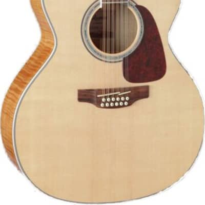 Takamine GJ72CE-12 Jumbo Acoustic-Electric Guitar Natural image 2