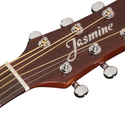 Jasmine JD36-NAT J-Series Dreadnought Spruce Top Sapele Back & Sides 6-String Acoustic Guitar image 6