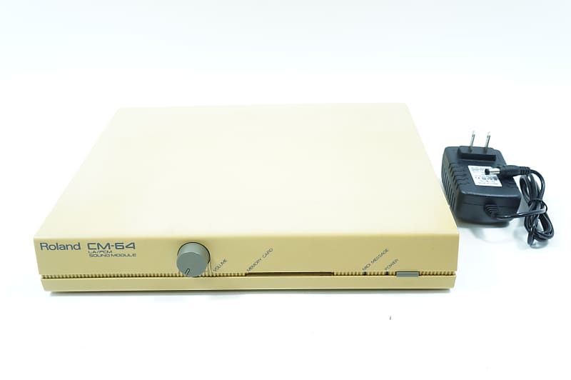 [SALE Ends June 4] Roland CM-64 LA Synthesizer plus RS-PCM GS MIDI Sound  Module DM-64N w/ 100-240V PSU