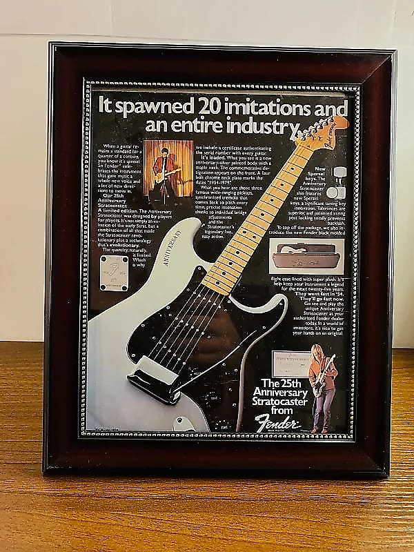 Original1979 Fender Guitars Color Promotional Ad For Fender Reverb 0227