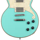 D'Angelico Deluxe Brighton Limited Edition Electric Guitar - Matte Surf Green