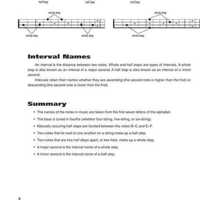 Bass Fretboard Basics - Essential Scales, Theory, Bass Lines & Fingerings image 7
