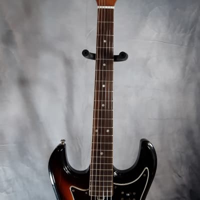 Sakai Mokko Vintage MIJ "Mosrite" Style Solid Body Electric Guitar 1968 Tobacco Burst image 5