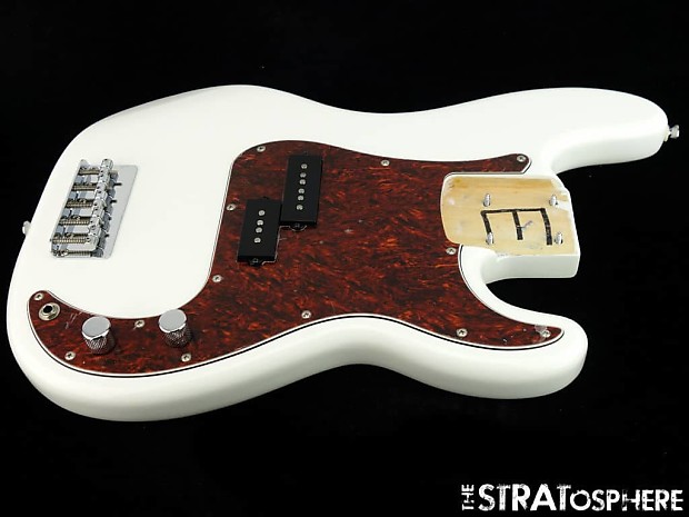 Fender Squier Vintage Modified Precision P Bass V LOADED BODY 5 String White SALE
