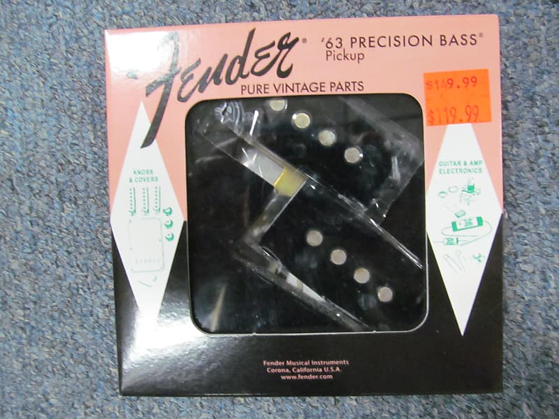 Fender Pure Vintage 63 Precision Bass Pickup Set Neck And Reverb