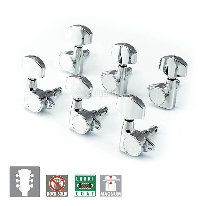 NEW Gotoh SG301-01 MG Magnum Locking Tuners Set L3+R3 Tuning Keys 3x3 -  CHROME