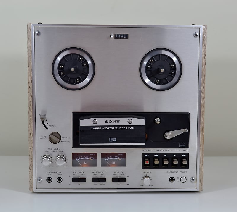 Sony TC-645 Vintage Stereo Tapecorder 3 Head 3 Motors Reel-to-Reel Tape  Player