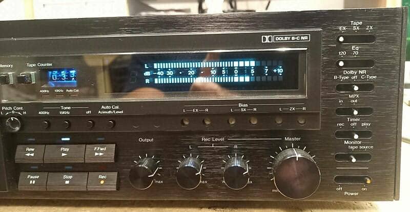 Nakamichi 682ZX 3 discrete head cassette deck rebuilt enhanced uprated