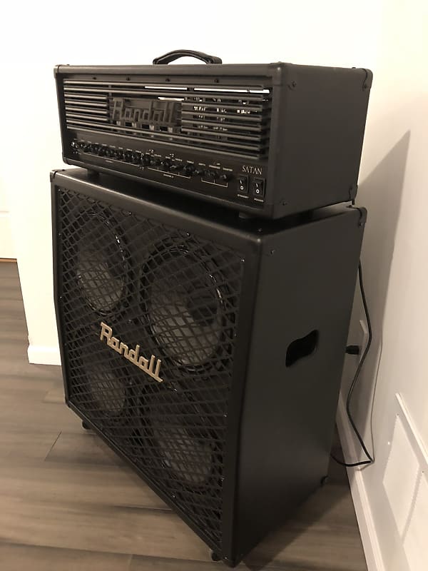 Randall Satan 120 watt Ola Englund Tube Head with RD412A-D 4x12 