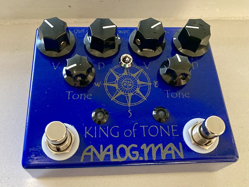 Analogman King of Tone V4 with Red Side High Gain Option | Reverb