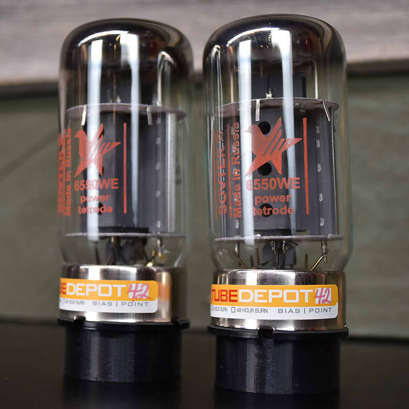 Pair Of Sovtek 12AX7WA Preamp Vacuum Tube