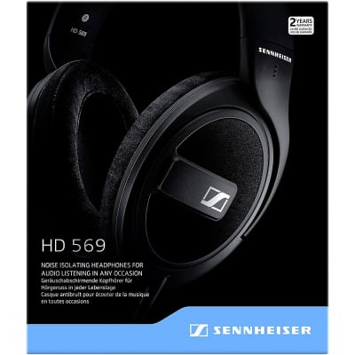 Sennheiser HD 569 Closed Back Around Ear Headphones with One