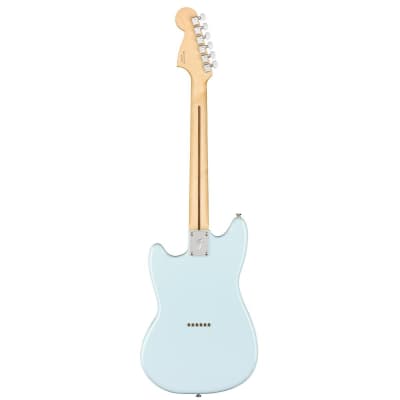 Fender Mustang Electric Guitar (Sonic Blue, Maple Fretboard) image 4