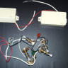 EMG 81/85 Ivory set active pickups with pots/wiring/jack/battery connection