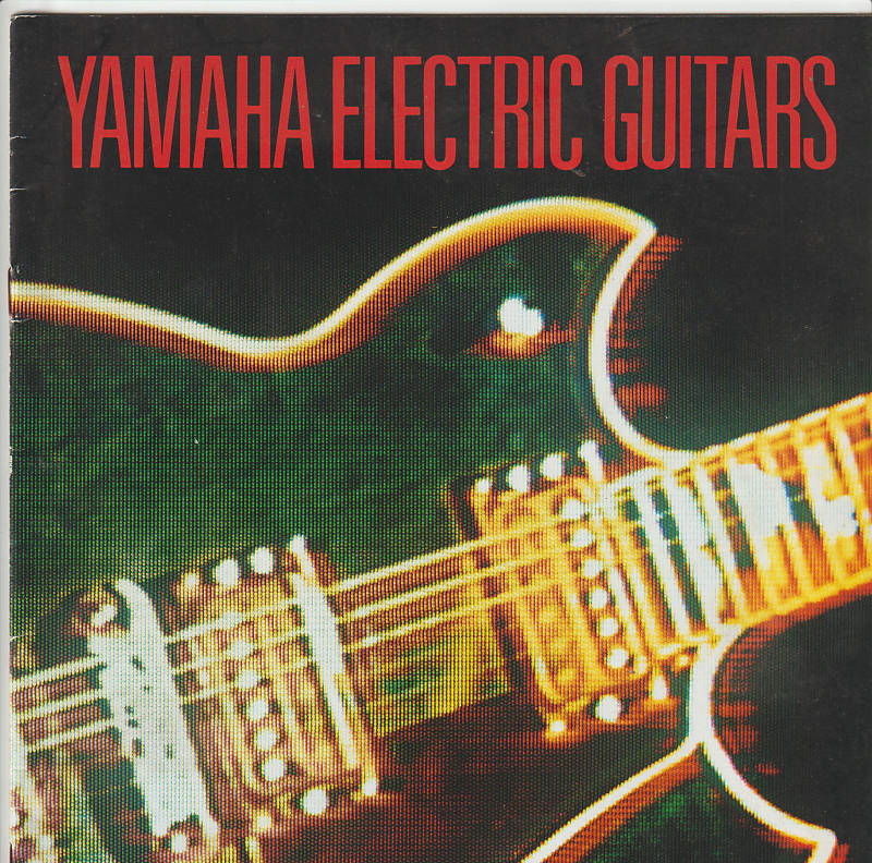 Yamaha Electric guitars catalog 1980 Reverb Australia