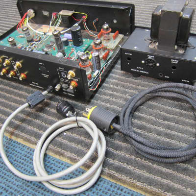Tom Tutay Cary SLP-30 Stereo Tube Preamp Re-Engineered with added Stereo Tube Phono Section, Outboard Power Supply, One of Kind 1990s - Black image 7