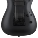 ESP LTD Deluxe H-1008 Baritone EverTune Electric Guitar - Black Satin